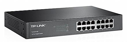 Rede Switch - Switch 16 portas TP-Link TL-SG1016D - Gigabit