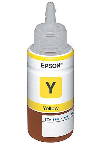 Cartucho - Refil de Tinta Epson T664420 - 70ml - Amarelo - Para Multifuncionais Tanque de Tinta Epson L110/L210/L220/L355/L365/L375/L380/L395/L495/L555