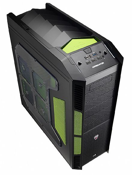 Gabinete AeroCool XPredator Evil Green Edition - Controlador de