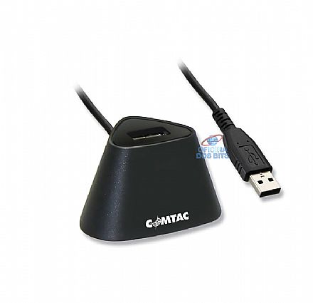 Cabo & Adaptador - Cabo Extensor USB 2.0 - 1,2 metros - tipo Docking - AM/AF - Comtac 9186