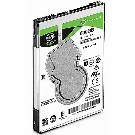 HD (Disco Rígido) - HD 500GB para Notebook - 7200RPM - 128MB Cache - Seagate Barracuda Pro ST500LM034