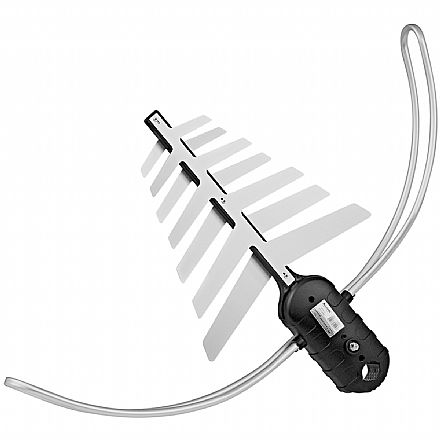 Acessórios para TV - Antena para TV Digital Aquário DTV-3200 - Uso Externo - HDTV/UHF/VHF - 6dBi