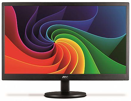 Monitor - Monitor 21.5" AOC E2270SWN LED - Full HD - furação VESA - 5ms