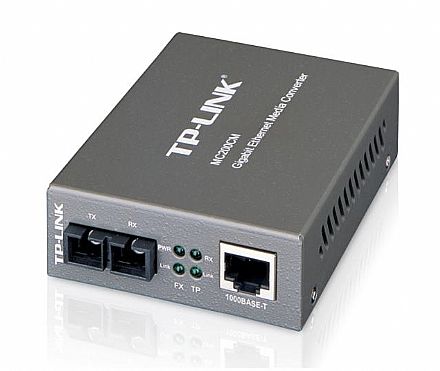 Conversor de Mídia - Conversor de Mídia TP-LINK MC210CS - 1000Mb/s Single-mode