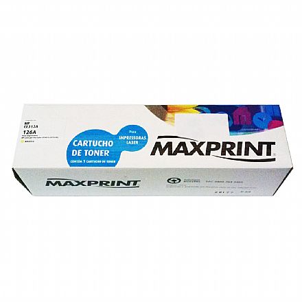 Toner - Toner compatível HP 126A Amarelo - CE312A - Maxprint - Para HP Color Laserjet M175NW / M175A / M176N / M275NW / M177FW / CP1025