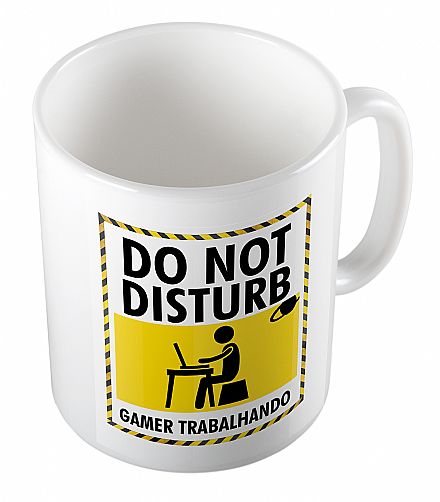 Acessórios - Caneca de porcelana - Do Not Disturb