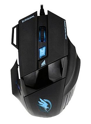 Mouse - Mouse Gamer Fortrek Black Hawk - 2400dpi - Botão Fire - OM703
