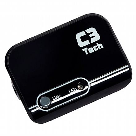 Acessorios de som - Receptor de Áudio Bluetooth C3Tech RB-084 - conector P2 3,5mm