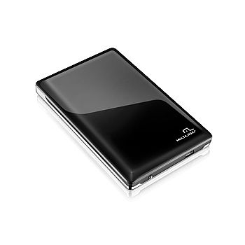 Storage / Case / Dockstation - Case para HD SATA 2.5" Multilaser GA115 - Black Piano - USB 3.0