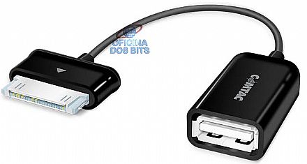 Acessorios de telefonia - Cabo OTG USB para Galaxy Tab - Comtac 9238