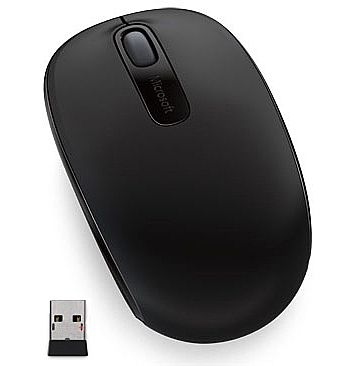 Mouse - Mouse sem Fio Microsoft Mobile 1850 - Preto - U7Z-00008
