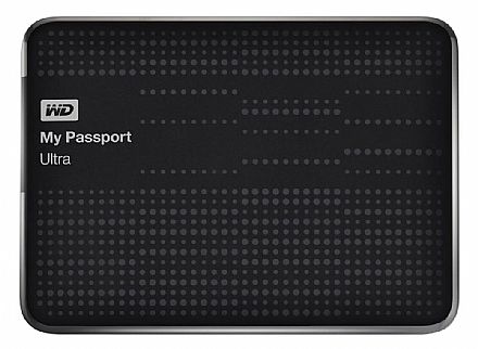 HD Externo - HD Externo Portátil 2TB My Passport Ultra - USB 3.0 - Western Digital WDBMWV0020BBK