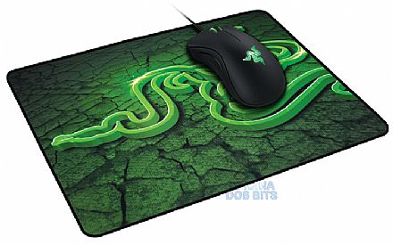 Mouse - Kit Gamer Mouse Razer Abyssus + Mouse Pad Goliathus Control - 1800dpi - RZ84-00360300-B3C