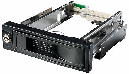 Storage / Case / Dockstation - Gaveta para HD Akasa Lokstor M52 - Rack para 1 HD 3,5" - para baia de 5,25" - AK-IEN-05