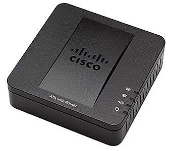 VOIP - Gateway para VoIP Cisco SPA122 - 2 portas FXS + 1 porta WAN 100Mbps e 1 porta LAN 100Mbps