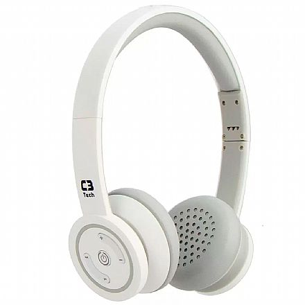Fone de Ouvido - Fone de Ouvido Bluetooth C3 Tech H-W955B WH - Branco