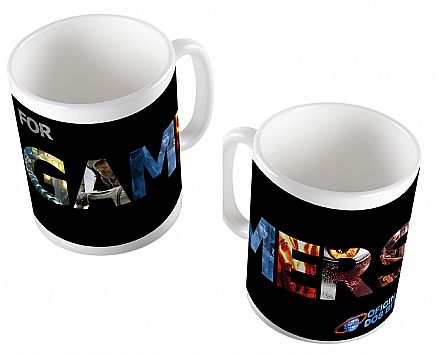 Acessórios - Caneca de porcelana - For Gamer