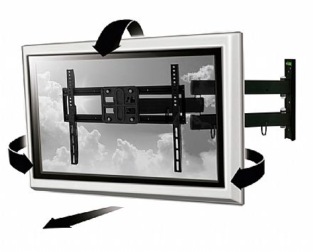 Acessórios para TV - Suporte para TV/Monitor de 32" até 50" - Multilaser AC261