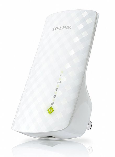 Roteador, Repetidor & Acess Point - Extensor de Alcance Wi-Fi TP-Link RE200 AC750 - Dual Band 2.4 GHz e 5 GHz - Repetidor de Sinal