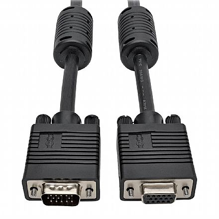 Cabo & Adaptador - Cabo Extensor VGA (HDB15 M X HDB15 F) - 10 metros - Com Filtro