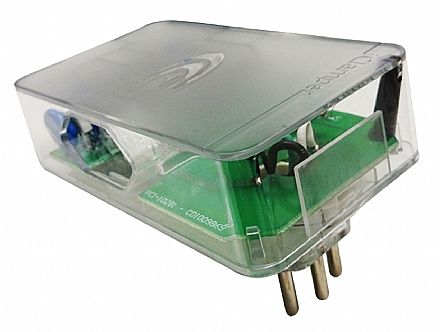 Filtro de linha - Protetor Contra Raios iClamper Energia 3 - com 3 Tomadas - DPS - Transparente - 10647