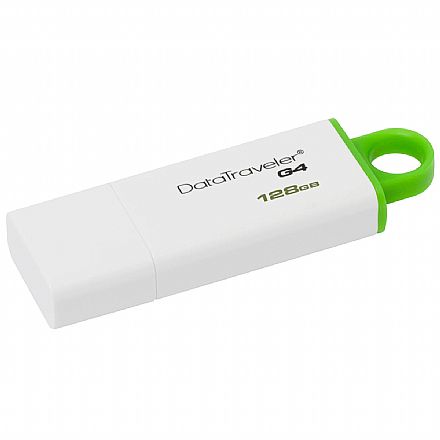 Pen Drive - Pen Drive 128GB Kingston DataTraveler G4 - USB 3.0 - DTIG4/128GB