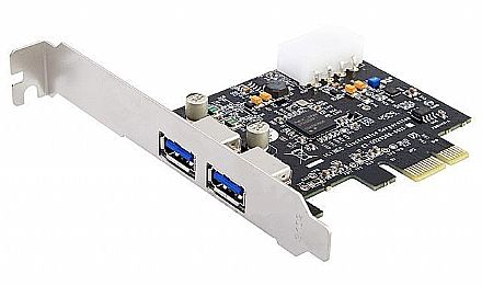 Placa de Comunicação - Placa PCI Express com 2 Portas USB 3.0