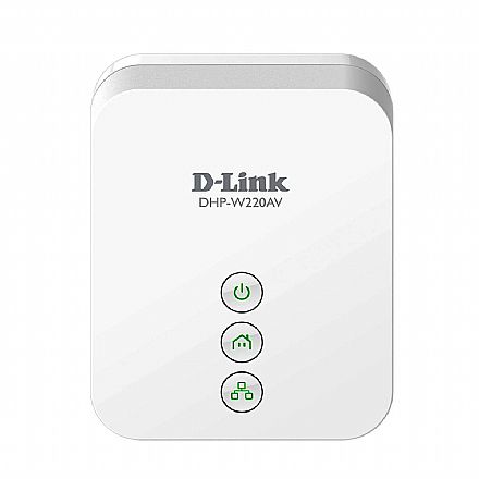 Extensor de Alcance PowerLine D-Link DHP-W220AV - 150Mpbs - Transforme sua Rede Elétrica em uma Rede de Internet Roteador, Repetidor & Acess Point - Extensor de Alcance PowerLine D-Link DHP-W220AV - 150Mpbs - Transforme sua Rede Elétrica em uma Rede de Internet