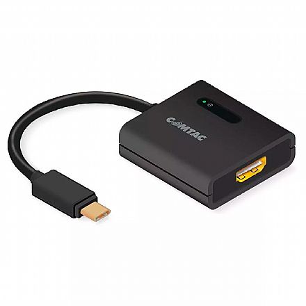 Cabo & Adaptador - Adaptador Conversor USB-C para HDMI - 4K - USB-C - Comtac 9330