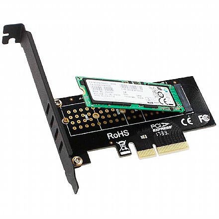 SSD - Placa Controladora M.2 NVMe para PCI-E x4 - Gen 4
