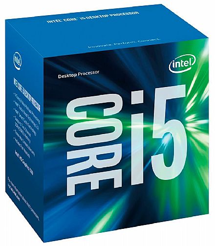 Processador Intel - Intel® Core™ i5 7400 - LGA 1151 - 3.0GHz (Turbo 3.50GHz) - cache 6MB - 7ª Geração KabyLake - BX80677I57400