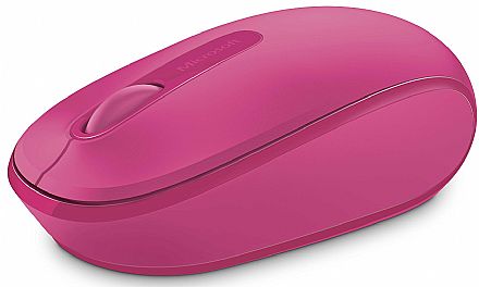 Mouse - Mouse sem Fio Microsoft Mobile 1850 - Magenta - U7Z-00062