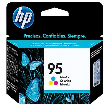 Cartucho - Cartucho HP 95 Colorido - C8766WB - Para HP PhotoSmart C4140 / C4150 / C4180 / Officejet 7410 / 6310 / Deskjet 9800