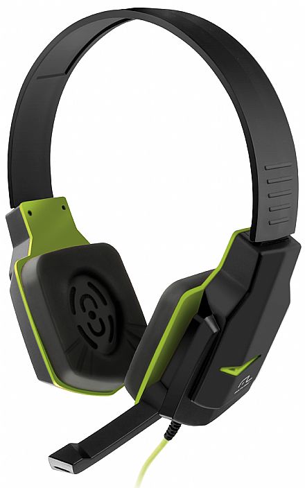 Fone de Ouvido - Headset Multilaser PH146 - Controle de Volume - Conector P2 - Verde