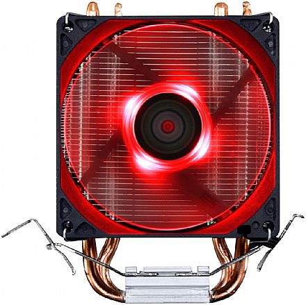 Cooler CPU - Cooler PCYes Zero K Z2 (AMD / Intel) - LED Vermelho - ACZK292LDV