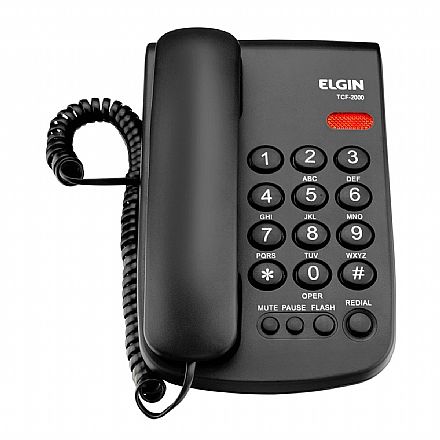 Telefonia fixa - Telefone Elgin TCF-2000 - 42TCF2000000