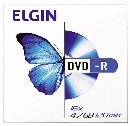 Mídia - DVD-R 4.7GB 16x - Unidade - Elgin 82099