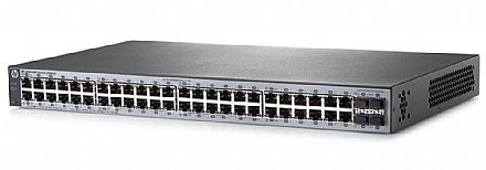 Rede Switch - Switch 48 portas HPE Aruba 1820-48G - Gerenciável - 48 portas Gigabit + 4 portas SFP - J9981A