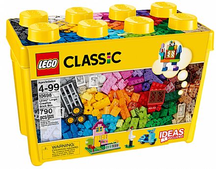 Brinquedo - LEGO Classic - Caixa Grande de Peças Criativas - 10698