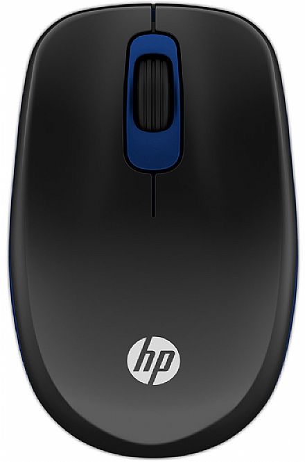 Mouse - Mouse sem Fio HP Z3600 - Preto e Azul - E5C14AA
