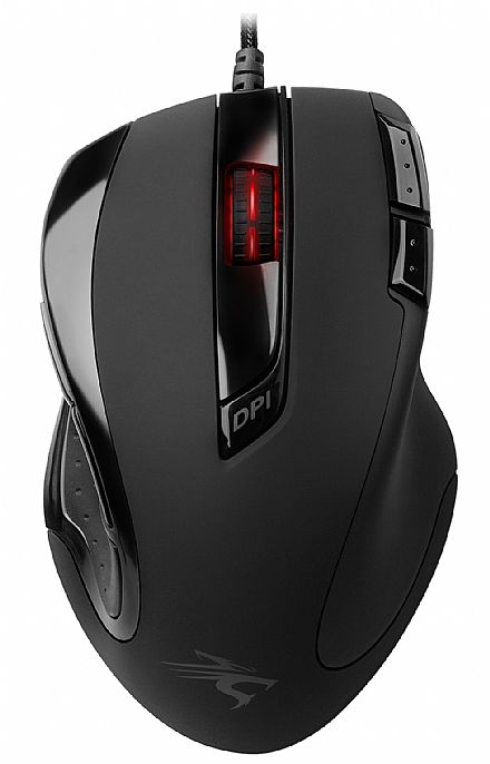 Mouse - Mouse Gamer Sentey Aphelion - 3400dpi - 7 botões - com LED - GS-3520