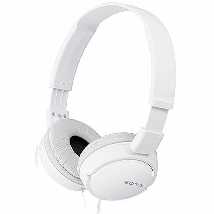 Fone de Ouvido - Fone de Ouvido Sony MDR-ZX110 - Conector P2 - Branco