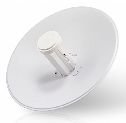 Roteador, Repetidor & Acess Point - CPE Ubiquiti Powerbeam M5 airMAX - 5 GHz - Antena 22 dBi - 1 porta PoE 100Mbps - Alcance de até 20km - Throughput TCP efetivo de até 150Mbps - PBE-M5-300