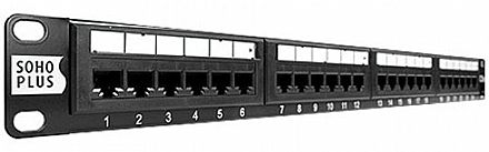 Acessórios para rede - Patch Panel 24 Portas Cat 6 - Furukawa Soho Plus 35050402