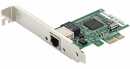 Placas e Adaptadores de rede - Placa de Rede PCI Express Vinik PRV1000E - Gigabit - Acompanha Espelho Low Profile