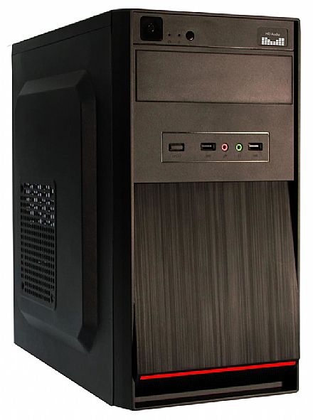 Gabinete - Gabinete K-Mex GM-11T9 - com Fonte de 200W - Micro ATX - Liquidação Open Box