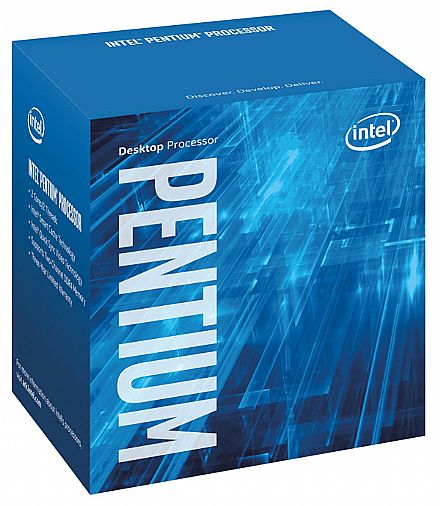 Processador Intel - Intel® Pentium® G4560 - LGA 1151 - 3.5GHz - Cache 3MB - KabyLake - Intel HD Graphics 610 - BX80677G4560