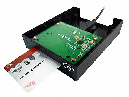 Automação - Leitor de Cartão SmartCard - para e-CNPJ e e-CPF - Interno 2,5" - ACS ACR38F-A2