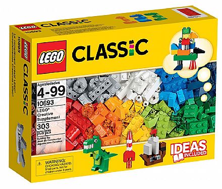Brinquedo - LEGO Classic - Suplemento Criativo - 10693
