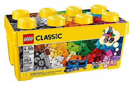 Brinquedo - LEGO Classic - Caixa Média de Peças Criativas - 10696